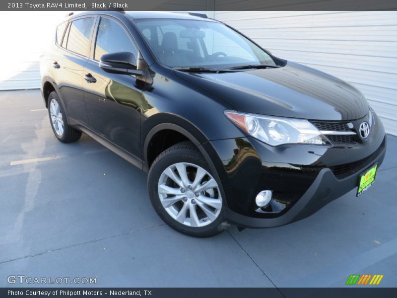 Black / Black 2013 Toyota RAV4 Limited