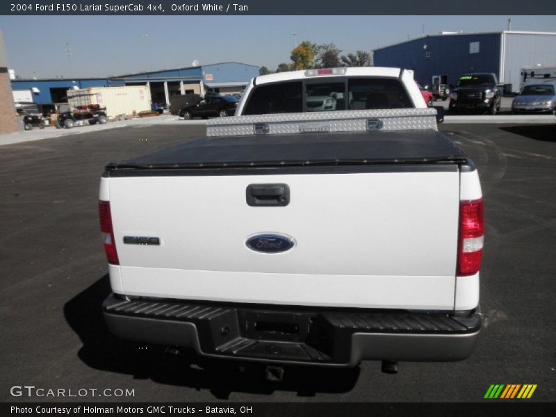 Oxford White / Tan 2004 Ford F150 Lariat SuperCab 4x4