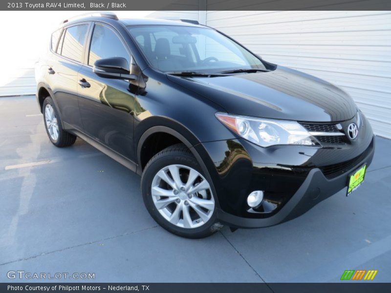 Black / Black 2013 Toyota RAV4 Limited