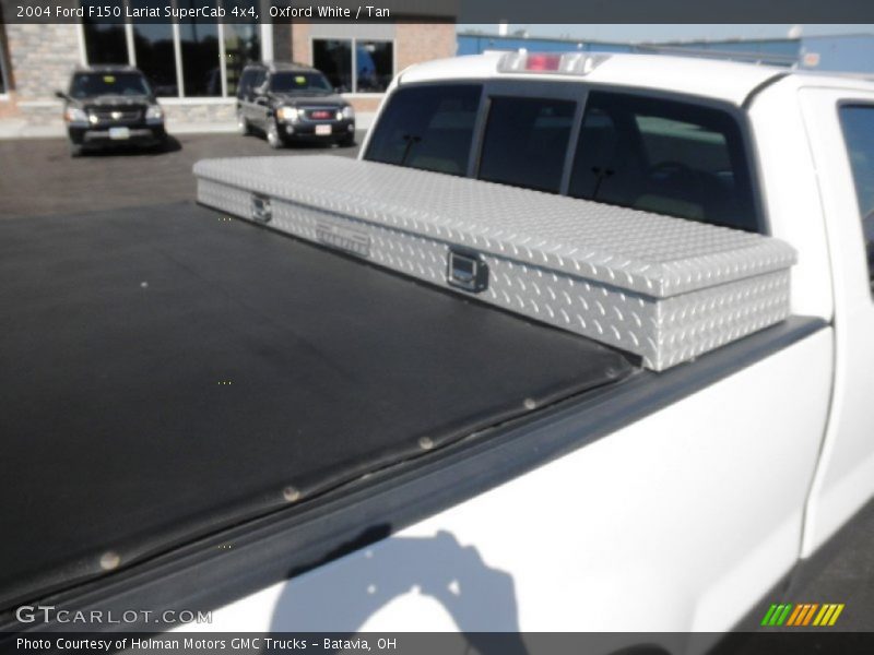 Oxford White / Tan 2004 Ford F150 Lariat SuperCab 4x4
