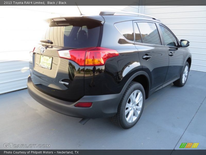Black / Black 2013 Toyota RAV4 Limited