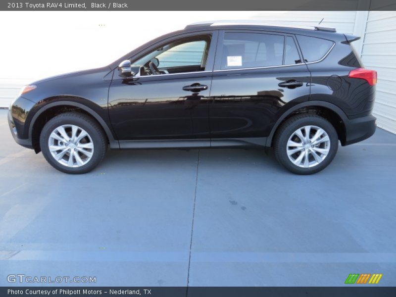 Black / Black 2013 Toyota RAV4 Limited