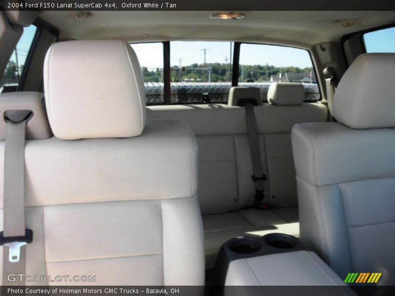 Oxford White / Tan 2004 Ford F150 Lariat SuperCab 4x4