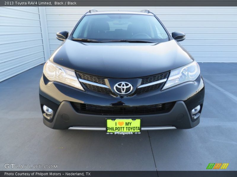 Black / Black 2013 Toyota RAV4 Limited