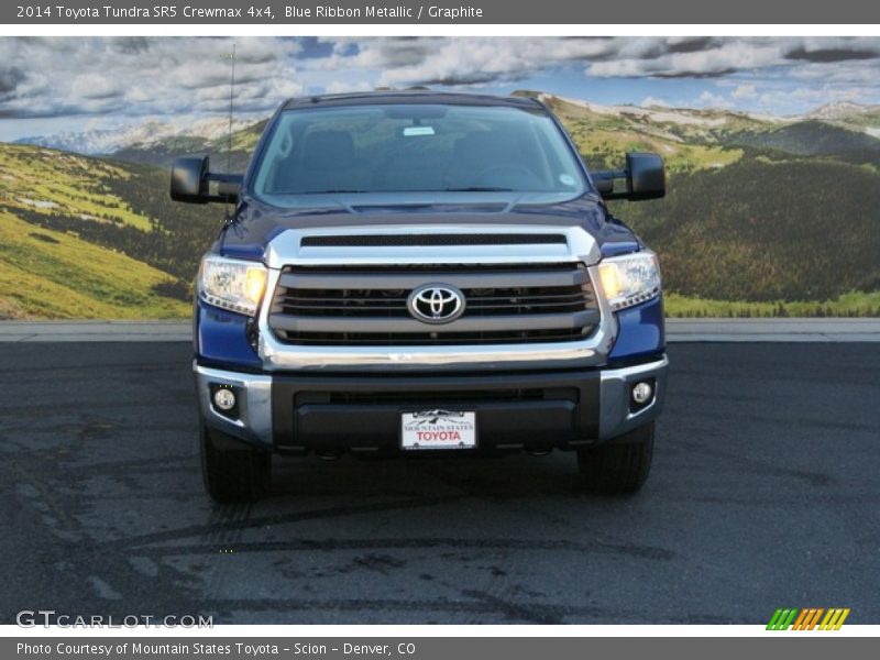 Blue Ribbon Metallic / Graphite 2014 Toyota Tundra SR5 Crewmax 4x4