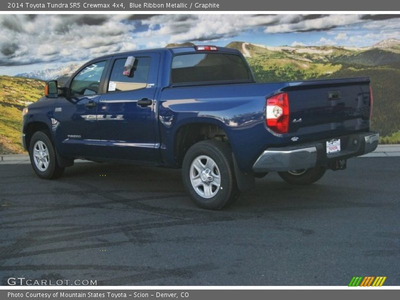 Blue Ribbon Metallic / Graphite 2014 Toyota Tundra SR5 Crewmax 4x4