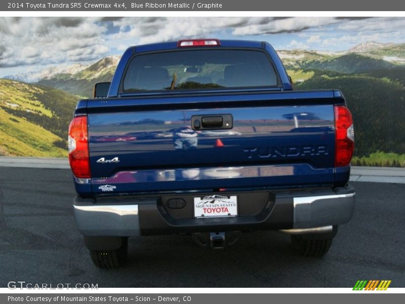 Blue Ribbon Metallic / Graphite 2014 Toyota Tundra SR5 Crewmax 4x4