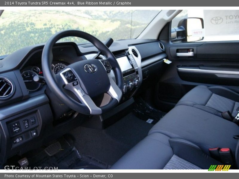 Blue Ribbon Metallic / Graphite 2014 Toyota Tundra SR5 Crewmax 4x4