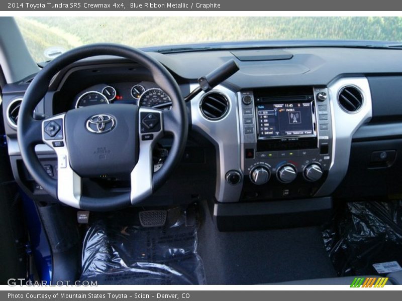 Blue Ribbon Metallic / Graphite 2014 Toyota Tundra SR5 Crewmax 4x4