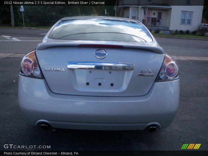 Brilliant Silver / Charcoal 2012 Nissan Altima 2.5 S Special Edition