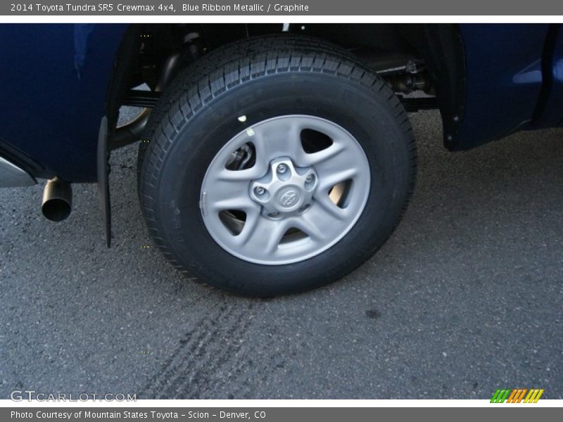 Blue Ribbon Metallic / Graphite 2014 Toyota Tundra SR5 Crewmax 4x4