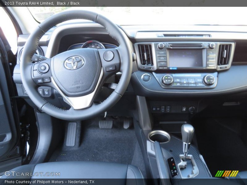 Black / Black 2013 Toyota RAV4 Limited