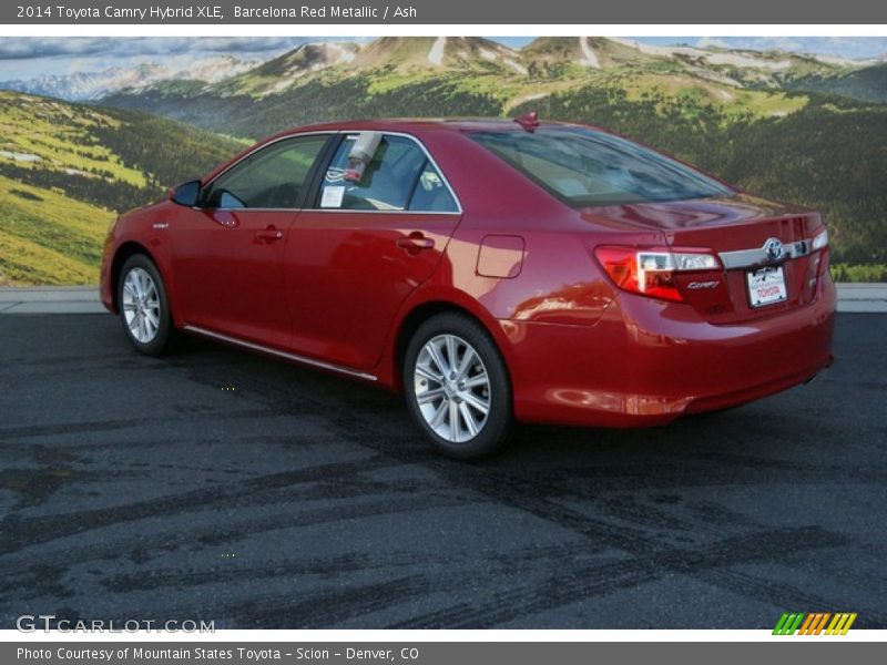 Barcelona Red Metallic / Ash 2014 Toyota Camry Hybrid XLE