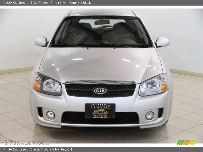 Bright Silver Metallic / Black 2009 Kia Spectra 5 SX Wagon
