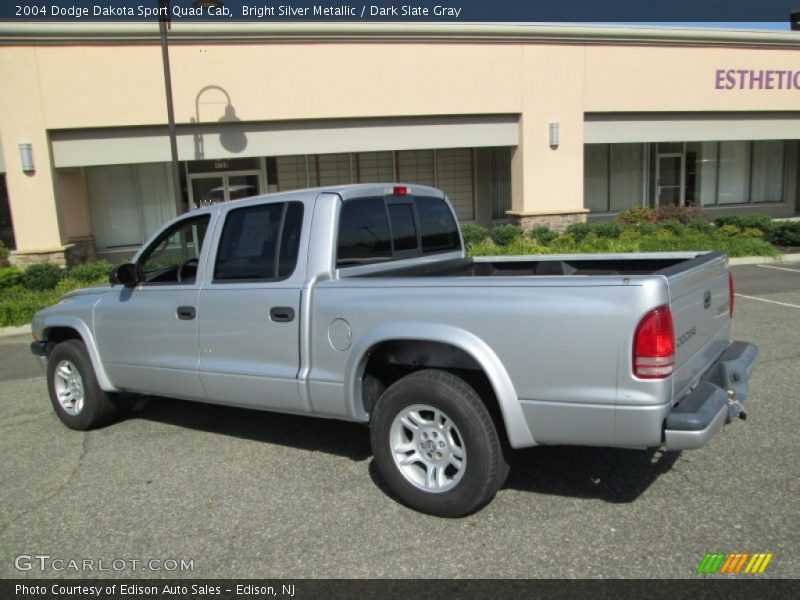 Bright Silver Metallic / Dark Slate Gray 2004 Dodge Dakota Sport Quad Cab