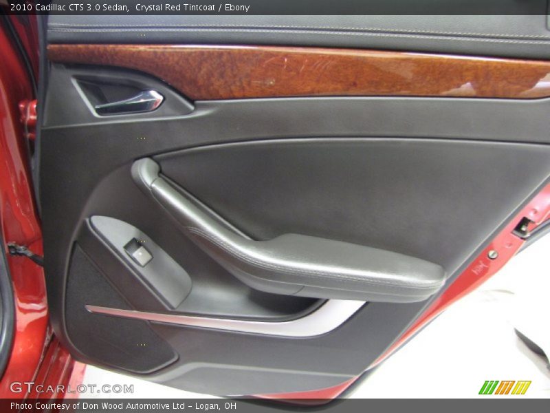 Crystal Red Tintcoat / Ebony 2010 Cadillac CTS 3.0 Sedan