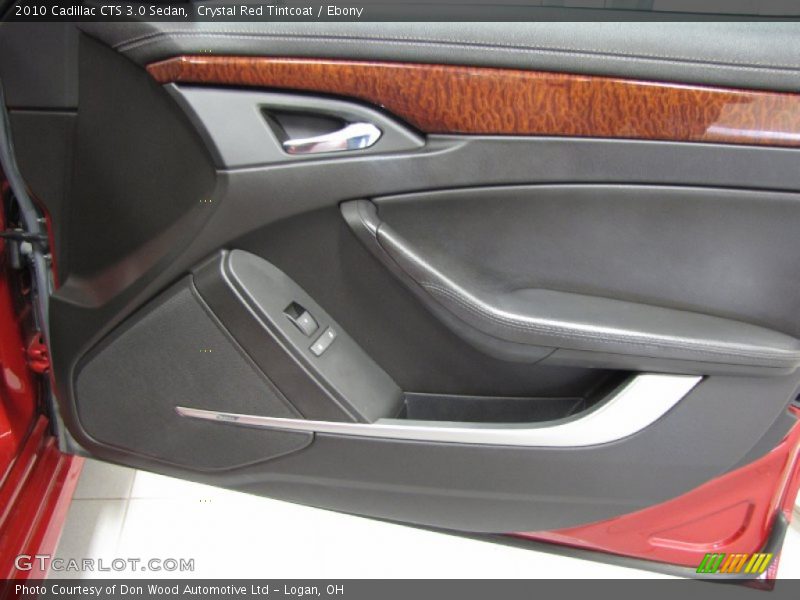 Crystal Red Tintcoat / Ebony 2010 Cadillac CTS 3.0 Sedan