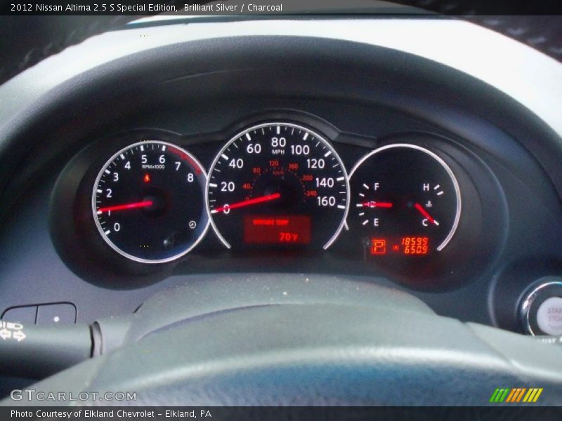 Brilliant Silver / Charcoal 2012 Nissan Altima 2.5 S Special Edition