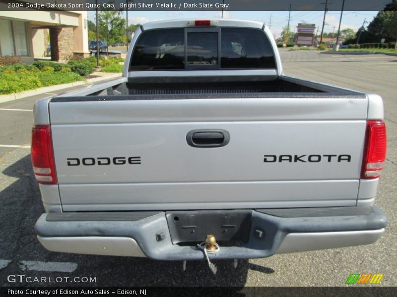 Bright Silver Metallic / Dark Slate Gray 2004 Dodge Dakota Sport Quad Cab