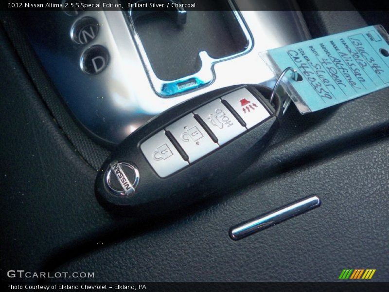 Brilliant Silver / Charcoal 2012 Nissan Altima 2.5 S Special Edition