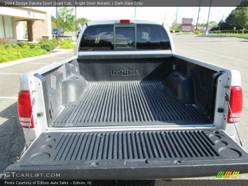 Bright Silver Metallic / Dark Slate Gray 2004 Dodge Dakota Sport Quad Cab