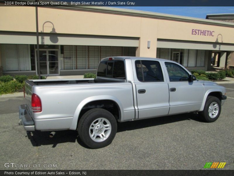 Bright Silver Metallic / Dark Slate Gray 2004 Dodge Dakota Sport Quad Cab