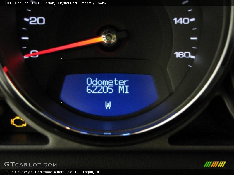 Crystal Red Tintcoat / Ebony 2010 Cadillac CTS 3.0 Sedan