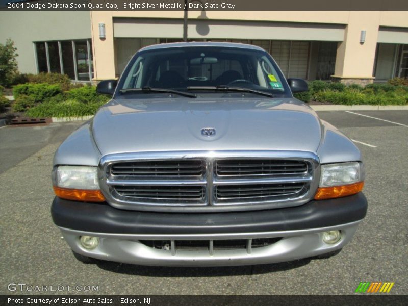 Bright Silver Metallic / Dark Slate Gray 2004 Dodge Dakota Sport Quad Cab