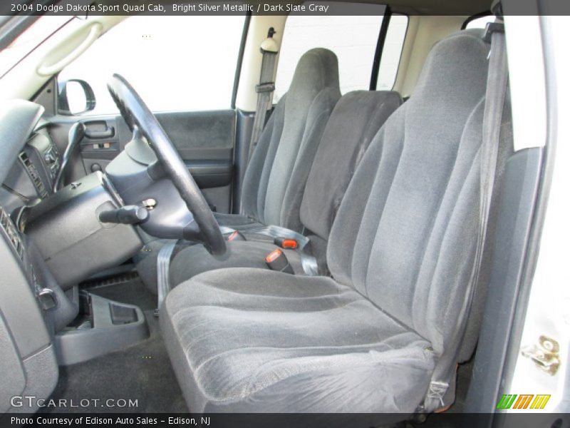 Bright Silver Metallic / Dark Slate Gray 2004 Dodge Dakota Sport Quad Cab