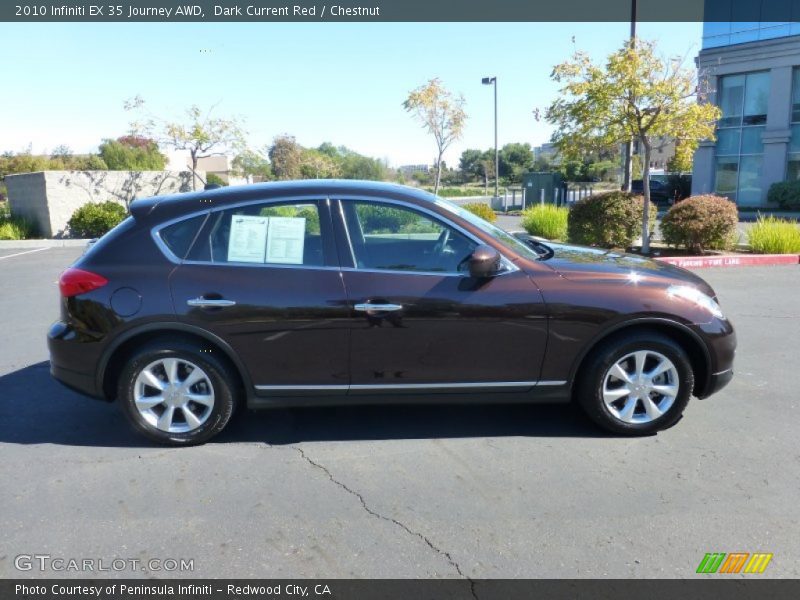  2010 EX 35 Journey AWD Dark Current Red