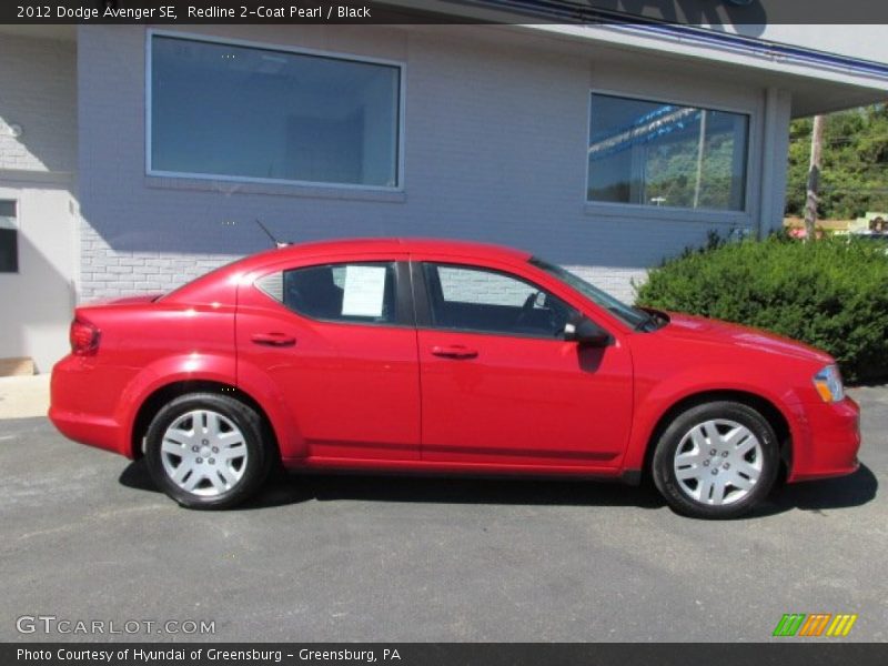 Redline 2-Coat Pearl / Black 2012 Dodge Avenger SE