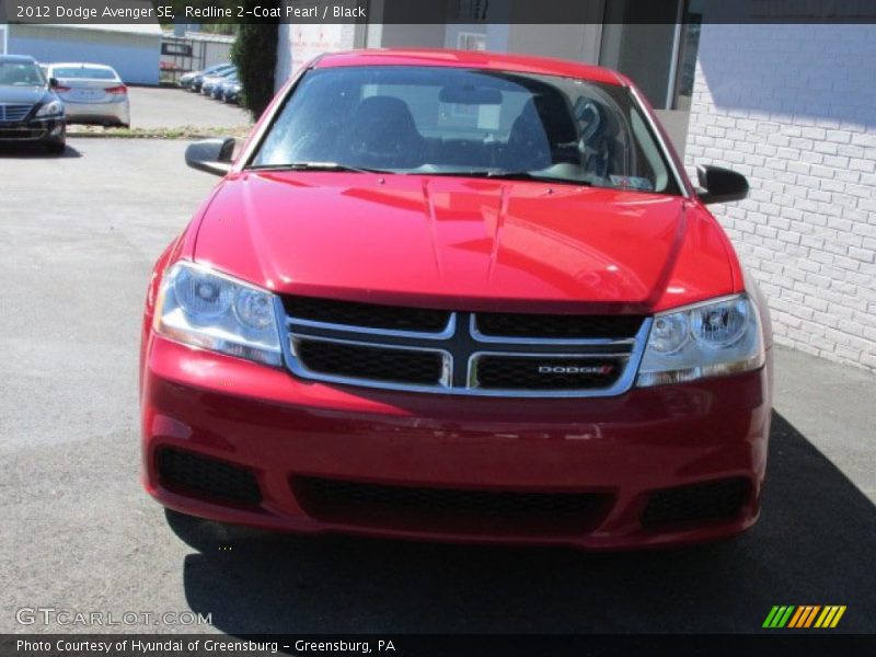 Redline 2-Coat Pearl / Black 2012 Dodge Avenger SE