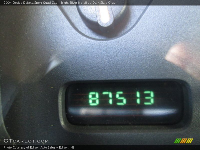 Bright Silver Metallic / Dark Slate Gray 2004 Dodge Dakota Sport Quad Cab