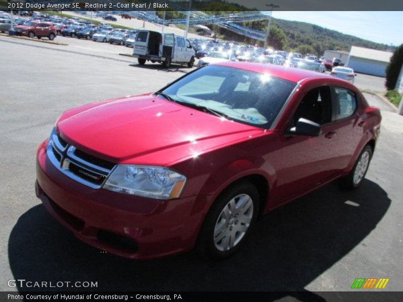 Redline 2-Coat Pearl / Black 2012 Dodge Avenger SE