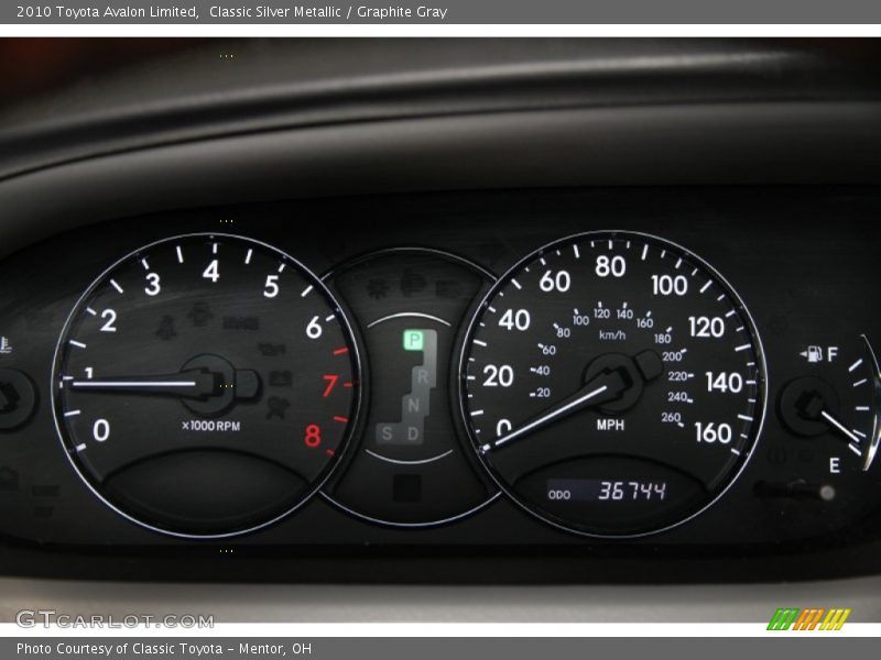 Classic Silver Metallic / Graphite Gray 2010 Toyota Avalon Limited