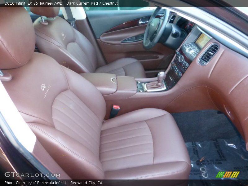 Front Seat of 2010 EX 35 Journey AWD