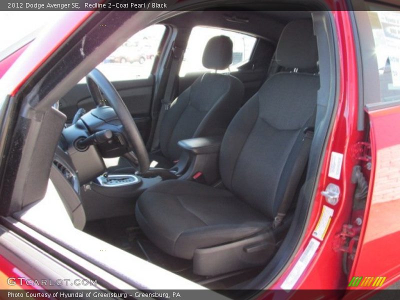 Redline 2-Coat Pearl / Black 2012 Dodge Avenger SE
