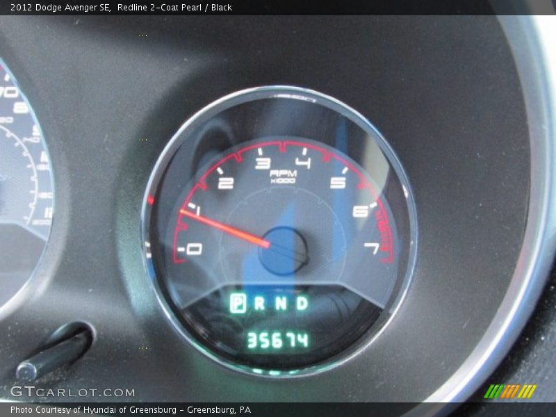 Redline 2-Coat Pearl / Black 2012 Dodge Avenger SE