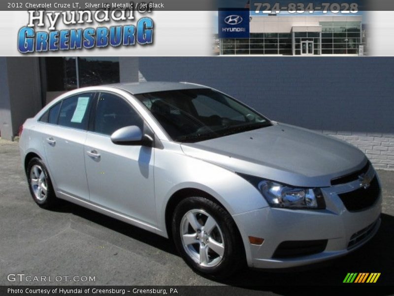 Silver Ice Metallic / Jet Black 2012 Chevrolet Cruze LT