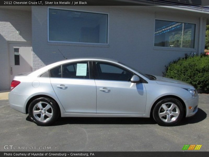 Silver Ice Metallic / Jet Black 2012 Chevrolet Cruze LT