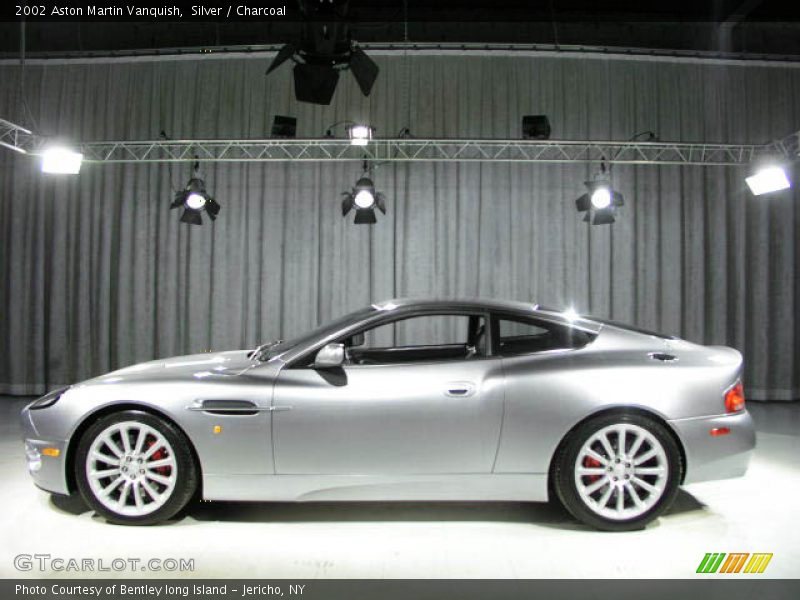 Silver / Charcoal 2002 Aston Martin Vanquish