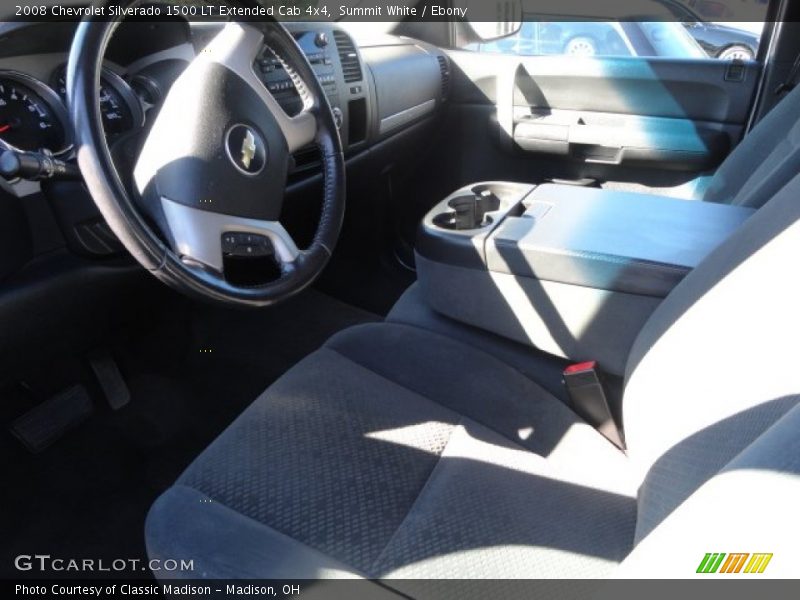 Summit White / Ebony 2008 Chevrolet Silverado 1500 LT Extended Cab 4x4