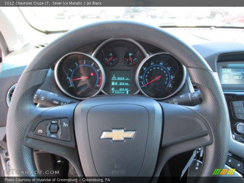 Silver Ice Metallic / Jet Black 2012 Chevrolet Cruze LT
