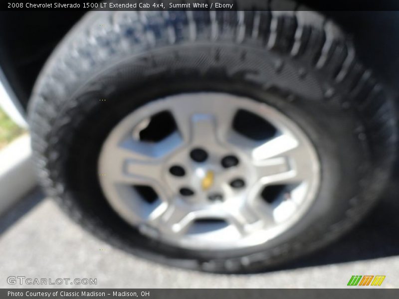 Summit White / Ebony 2008 Chevrolet Silverado 1500 LT Extended Cab 4x4