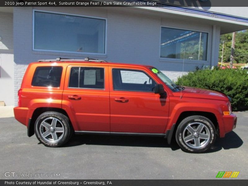  2010 Patriot Sport 4x4 Sunburst Orange Pearl