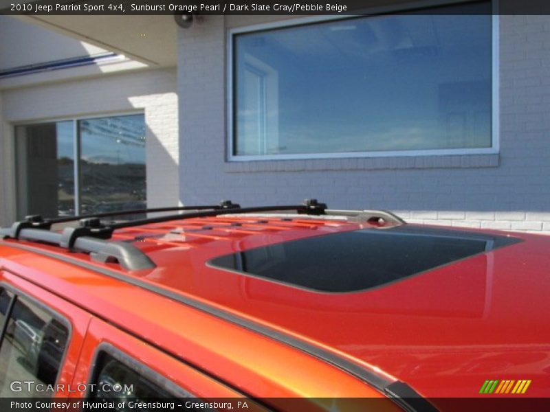 Sunburst Orange Pearl / Dark Slate Gray/Pebble Beige 2010 Jeep Patriot Sport 4x4