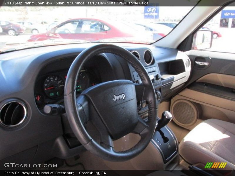 Sunburst Orange Pearl / Dark Slate Gray/Pebble Beige 2010 Jeep Patriot Sport 4x4
