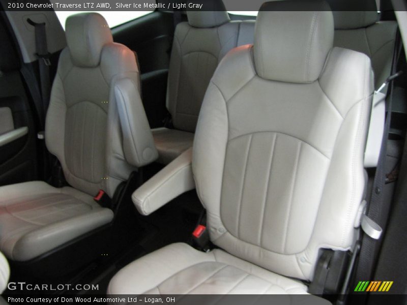 Silver Ice Metallic / Light Gray 2010 Chevrolet Traverse LTZ AWD