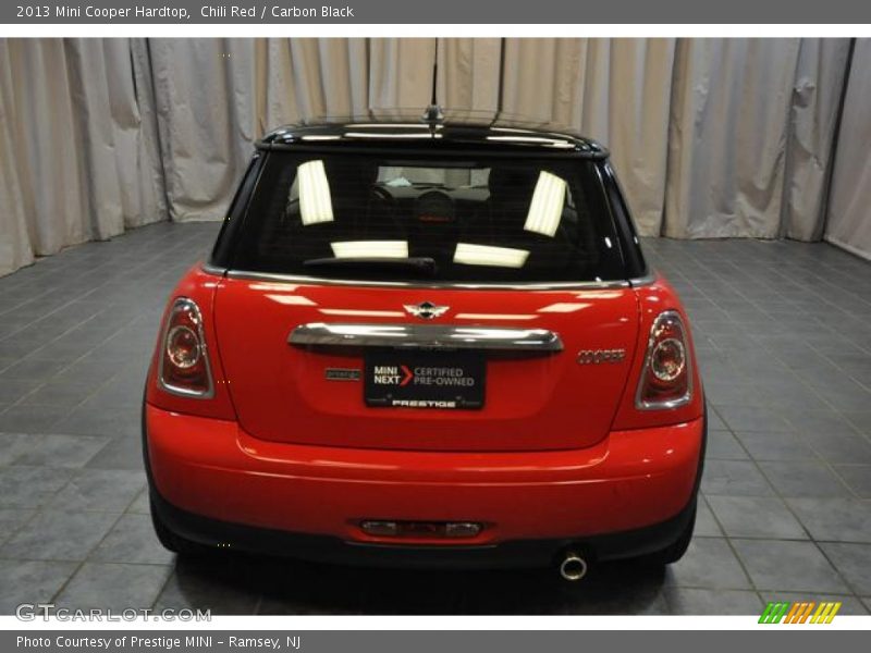 Chili Red / Carbon Black 2013 Mini Cooper Hardtop