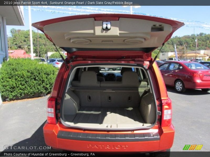 Sunburst Orange Pearl / Dark Slate Gray/Pebble Beige 2010 Jeep Patriot Sport 4x4